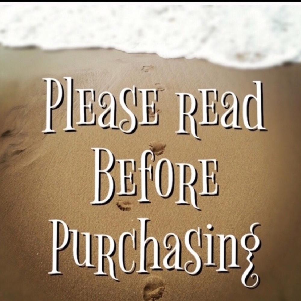 Read Before Purchasing